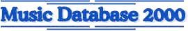 Music Database 2000 Color GIF Logo